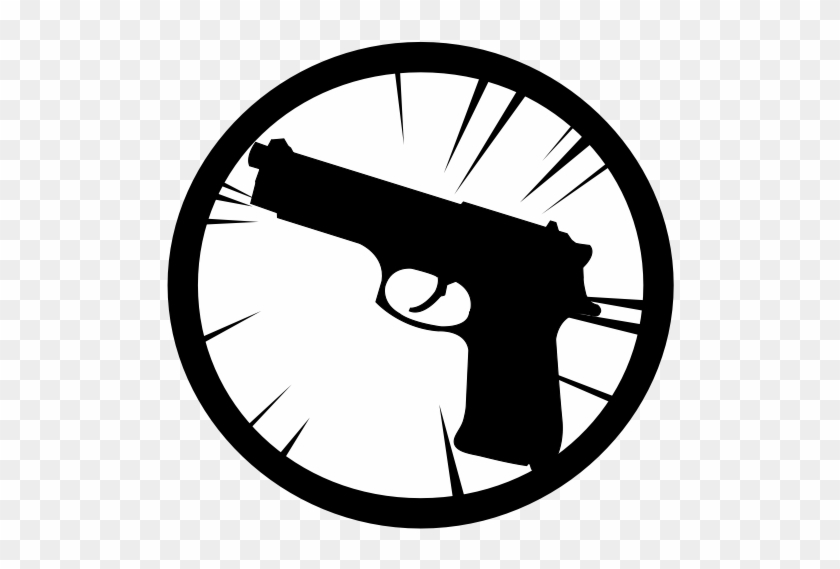 Black Widow Clipart Gun - Weapons Icon Png #1592033