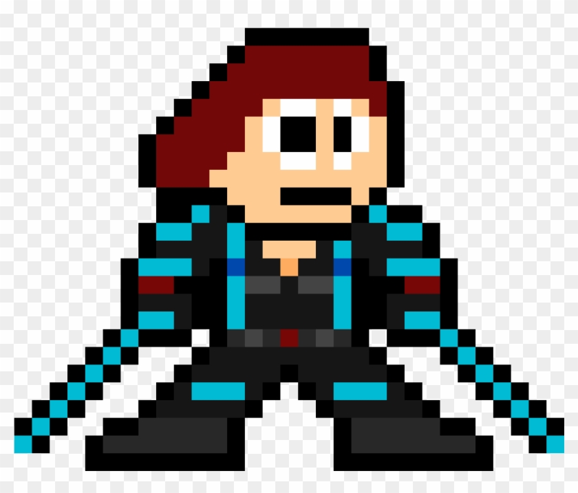 Black Widow Sprite - 16 Bit Mega Man #1592038