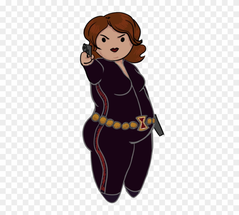 Fat Black Widow Time Number Three In The Fat Super - Itachi Edo Tensei Chibi #1592045