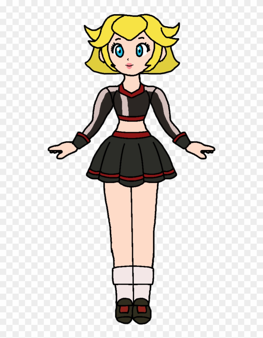 Black Widow Cheerleader By Katlime - Princess Peach Katlime #1592053