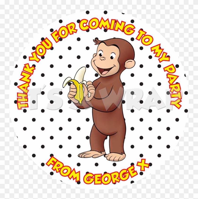 Curious George Sweet Cone Stickers - Jorge El Curioso Banana #1592123