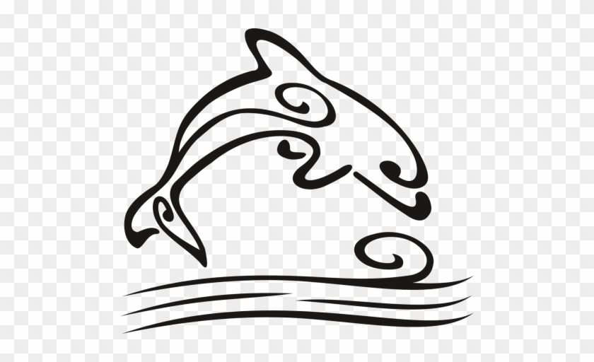Delfin,jump,the - Delfin Tattoo Png #1592233