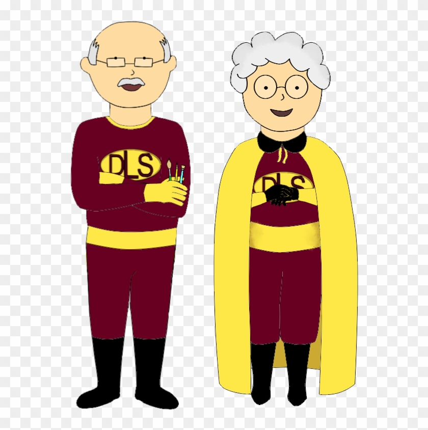 Deciding What Kind Of Super Hero Clothes The Grandparents - Cartoon #1592268