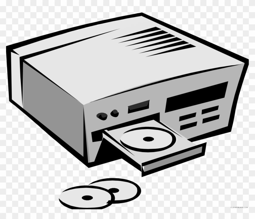 Computer Dvd Player Clipart - Dvd Player Clipart Png #1592326