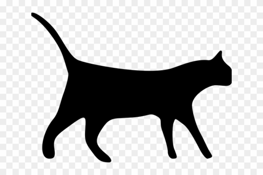 Black Cat Clipart Behind - Black Cat Clipart #1592369