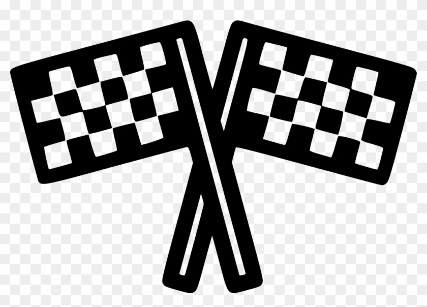 980 X 658 2 - Race Car Checkered Flag #1592479