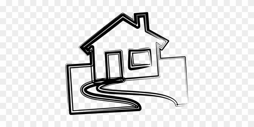 Real Estate House Mortgage Loan Estate Agent Real Property - Sketched House Png #1592577