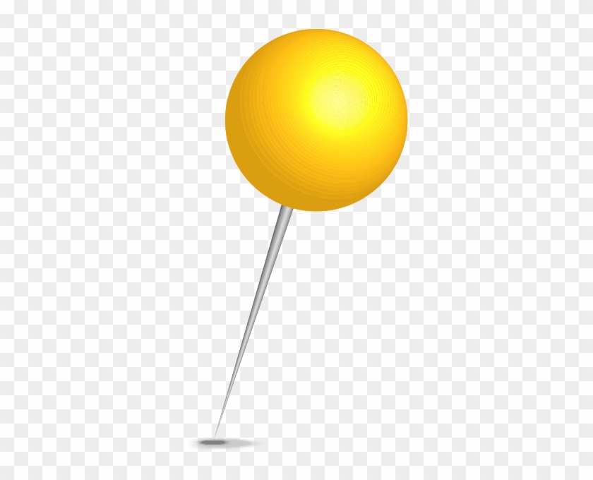 Location Pin Sphere Yellow - Location Pin Yellow Png #1592666