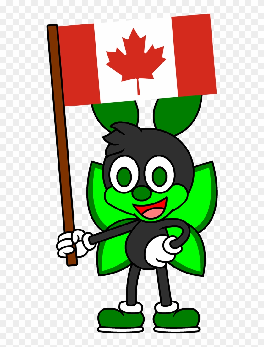 Moffee Holding Canada Flag By Stephen718 - Canada Flag #1592890