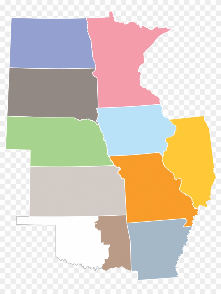 Map Of The Midwest Clipart Best - Minnesota State #1593021