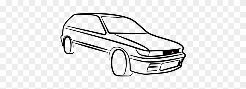 Vector Library Collection Of Car Line Download Them - Car Transparent Image Black And White #1593276