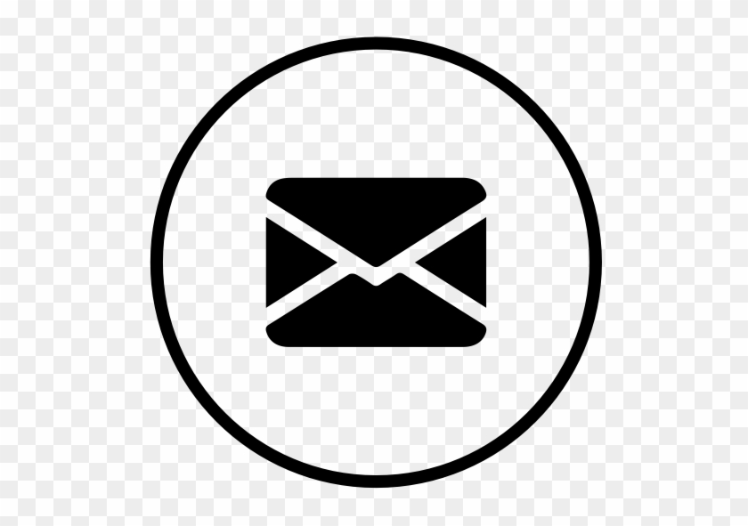 Email, Envelope, Mail Icon - Mail Icon Png Circle #1593347