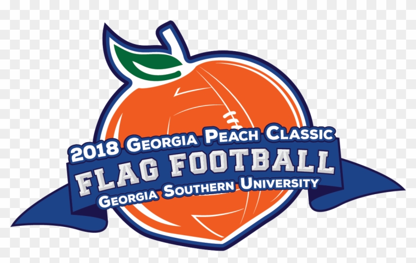 Download Georgia Peach Classic Flag Football Png Image - Download Georgia Peach Classic Flag Football Png Image #1593378