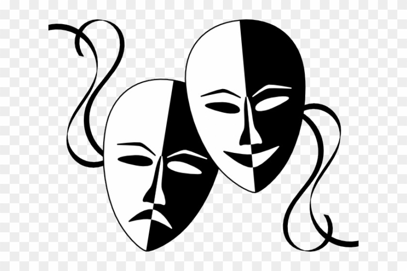 Masks Clipart Clip Art - Theatre Masks #1593417