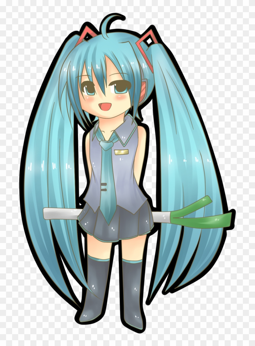 Clip Art Free Library Chibi Hatsune By M Ang On Deviantart - Hatsune Miku Transparent Chibi #1593484