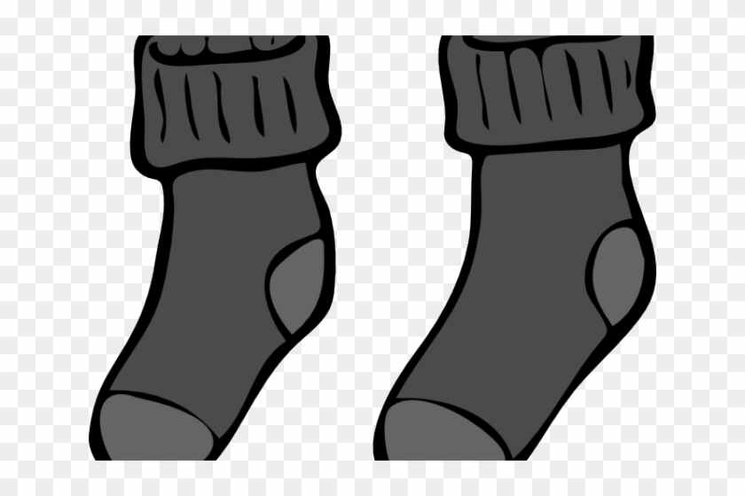 Black Socks Clip Art #1593499