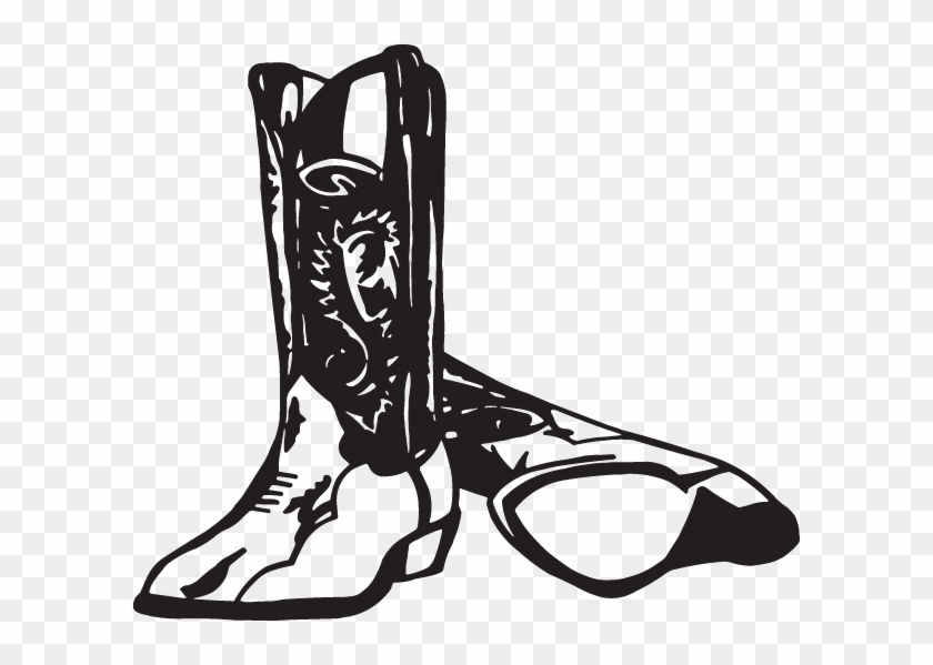 Boots Decal - Cowboy Boots Decal #1593500