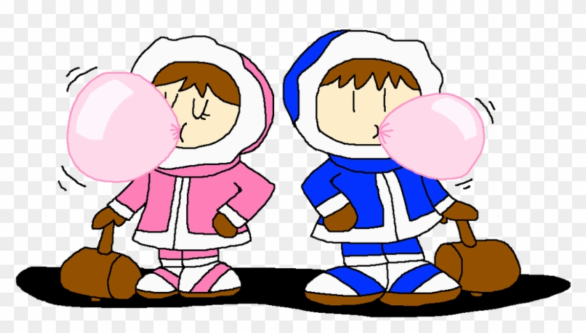 Ice Climbers Blowing Bubble Gum By Pokegirlrules - Ice Climbers Bubblegum #1593833