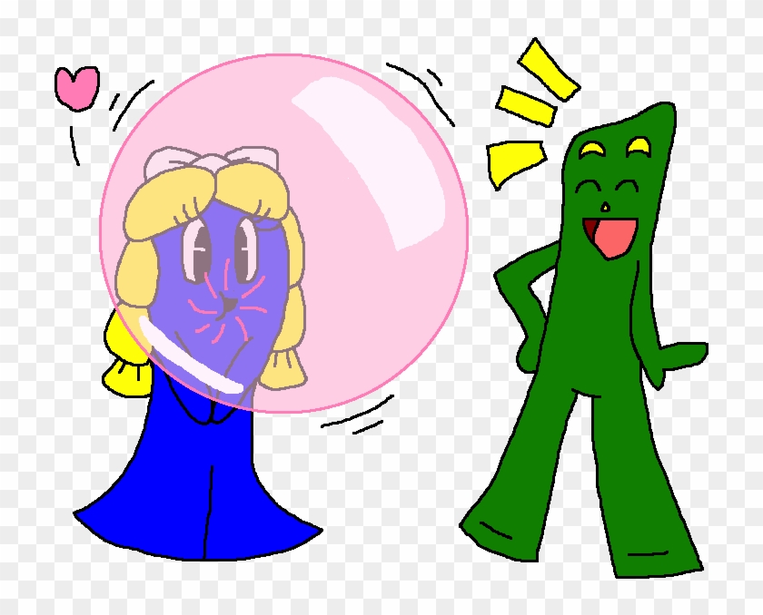 Gumby Watch Goo Blowing Bubble Gum By Pokegirlrules - Cartoon #1593840