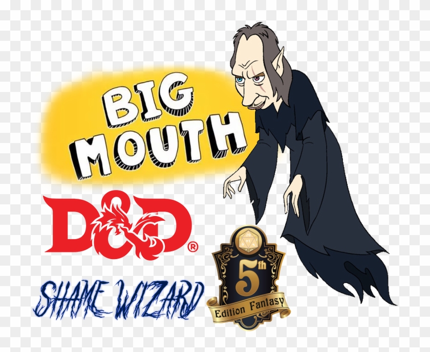 5e Silent Image Transparent Background - Shame Wizard Big Mouth #1593872