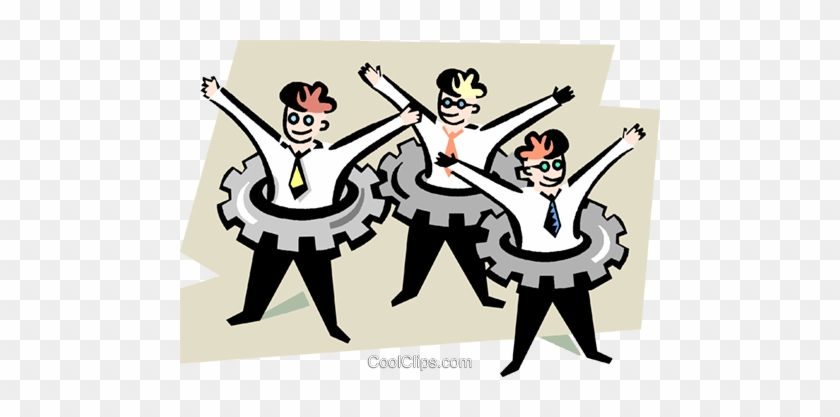 Gears Teamwork Success Royalty Free Vector Clip Art - Group Norm Hawthorne Studies #1593913