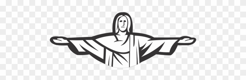 Christ The Redeemer Clipart Drawing - Christ The Redeemer Clipart #1593925