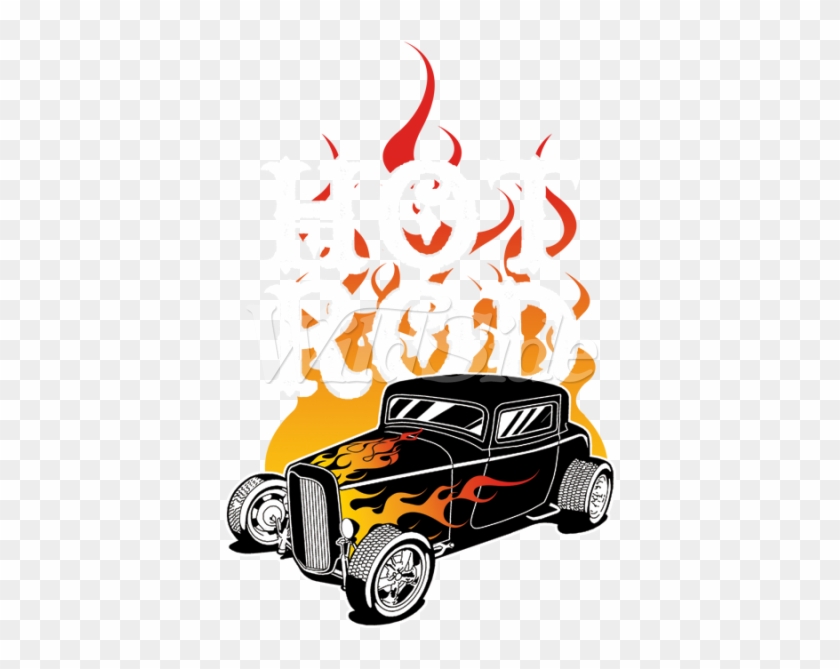 Hot Rod With Flames Picture Free Stock - Hot Rod With Flames Picture Free Stock #1593943