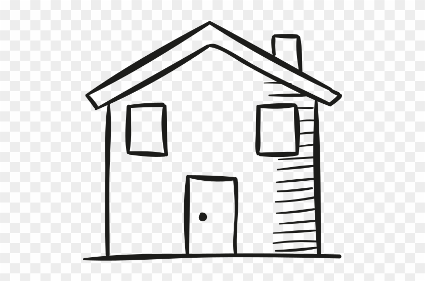 Mobile - House Without Door Clipart Black And White #1593970