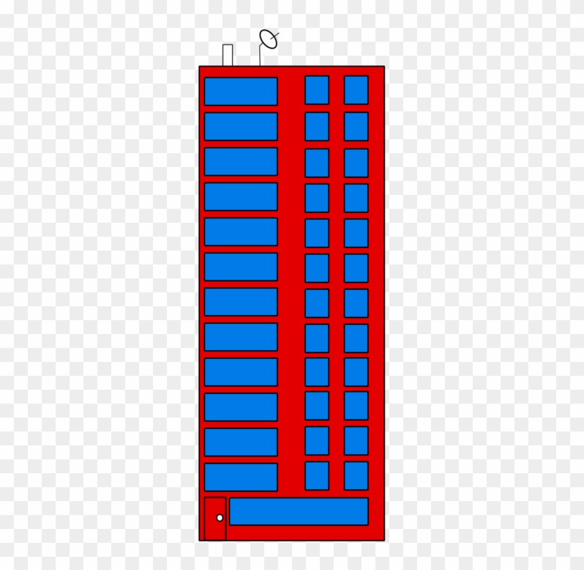 Building Skyscraper Computer Icons House Apartment - Majorelle Blue #1594000