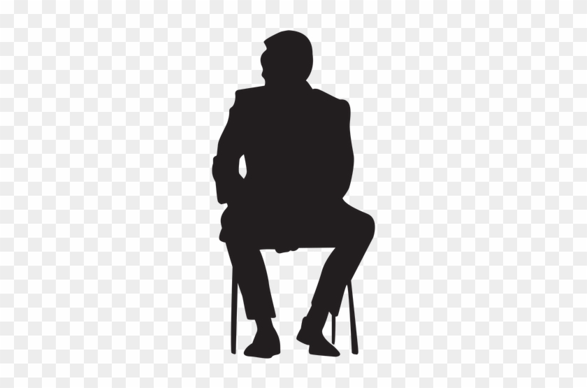 People Silhouette Clipart Tall Man - Silhouette Boy Png #1594168