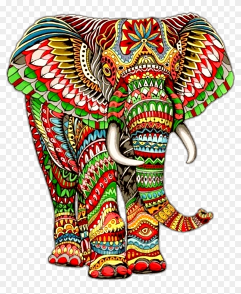 Mandala Sticker - Tapisserie Elephant #1594240