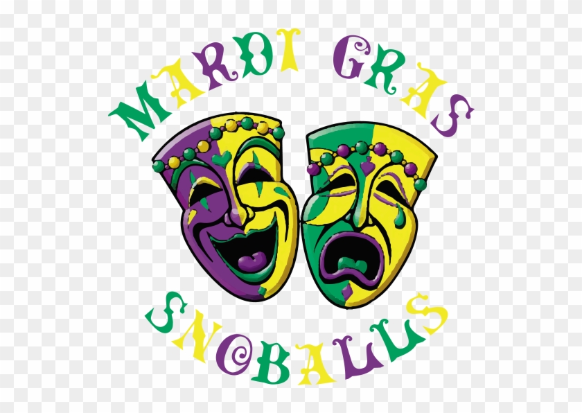 The Founders Of Mardi Gras Snoballs Are Bobby Chullanandana - Mardi Gras Comedy Tragedy Masks #1594246