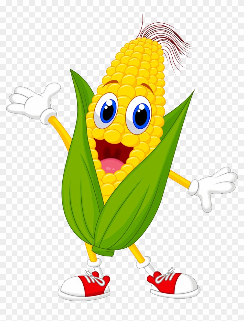 Maize On The Cob - Maiz Animado Png #1594322