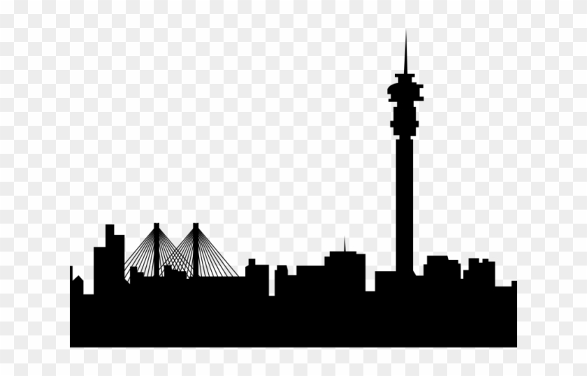 Johannesburg Skyline Silhouette #1594351