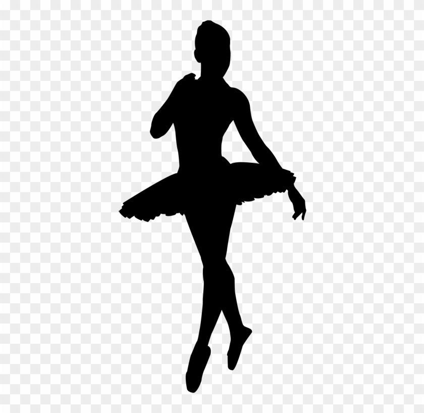 Ballerina Silhouette Sticker - Woman Silhouette #1594361
