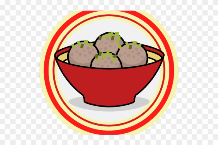 Meatball Clipart Bakso - Bakso Png #1594381