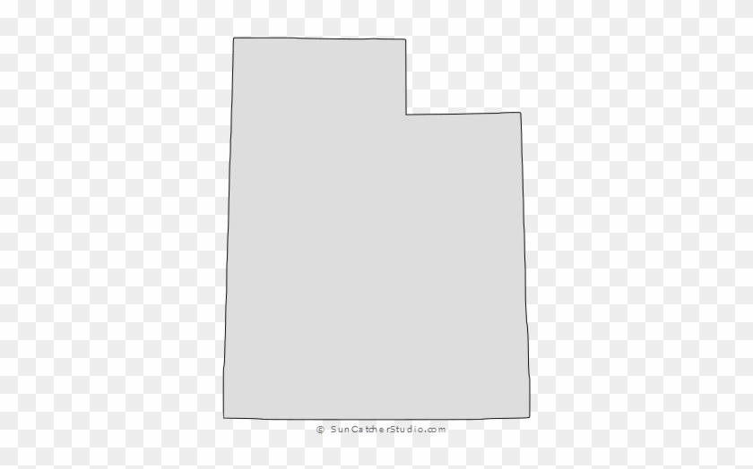 Utah Map Outline Clipart Utah Map Outline Clipart - Monochrome #1594414