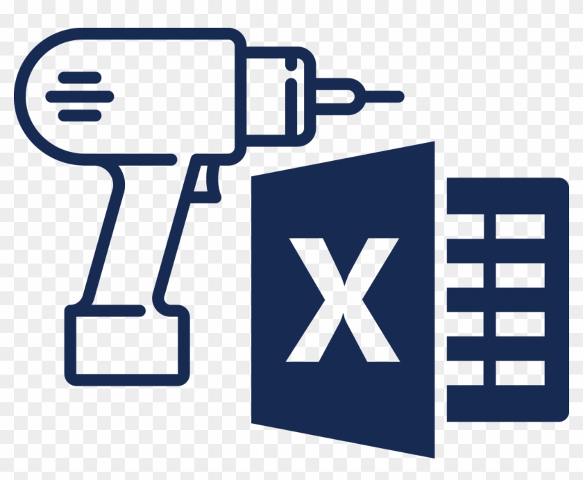 Drill Down Builder - Excel Logo Gray #1594546