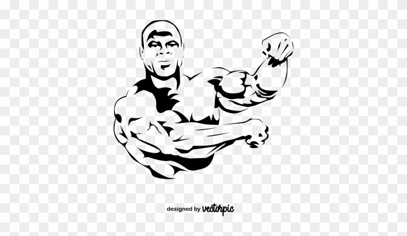 Gym Body Builder Clipart Free Vector - Cartoon #1594549