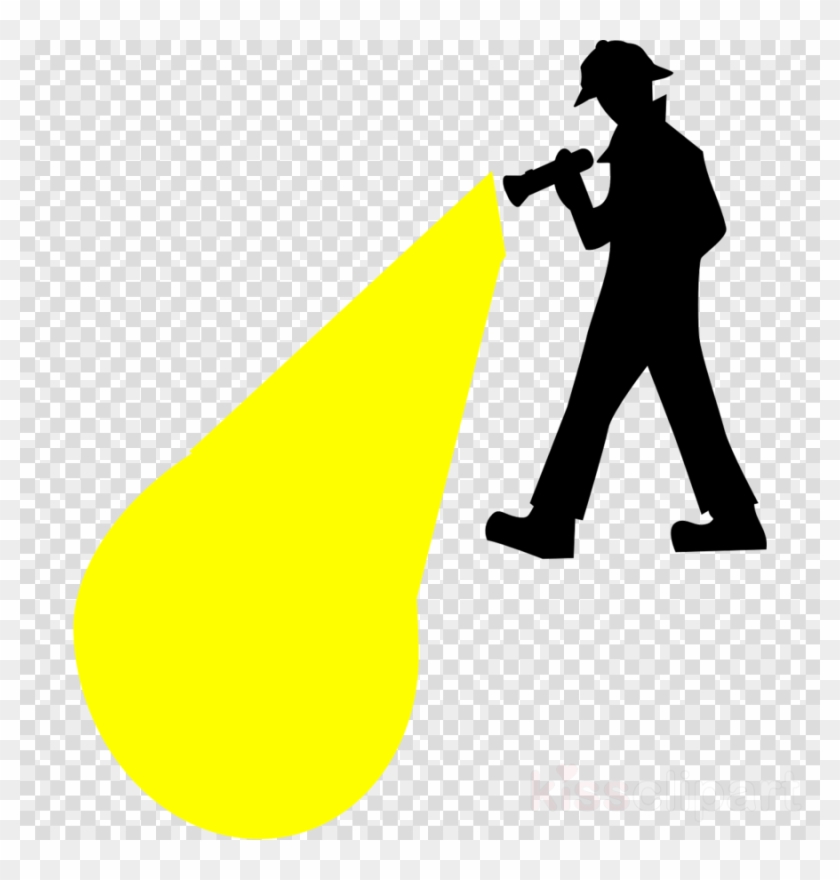 Light Clipart Flashlight Clip Art - Footsteps No Background #1594647