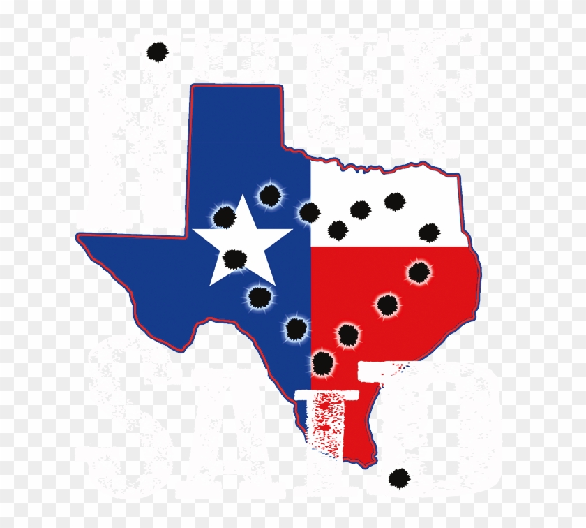 Transparent Texas Flag Map #1594675