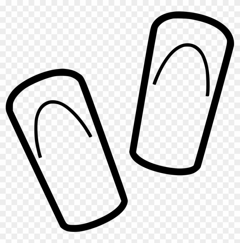 Flip Flop Comments - Line Art #1594679