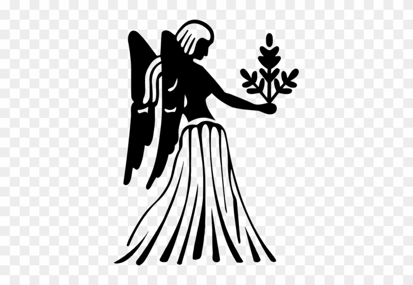 Virgo Clipart Black And White - Virgo Png #1594731