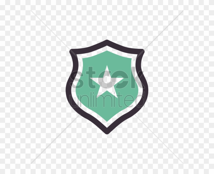 Police Line Flag Clipart Police Badge - Emblem #1594850