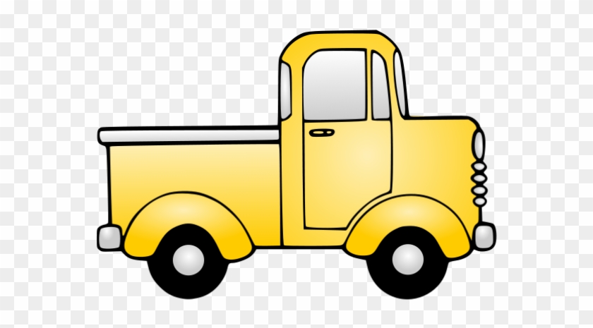Caravan Clipart Bakkie - Toy Truck Clip Art #1594869