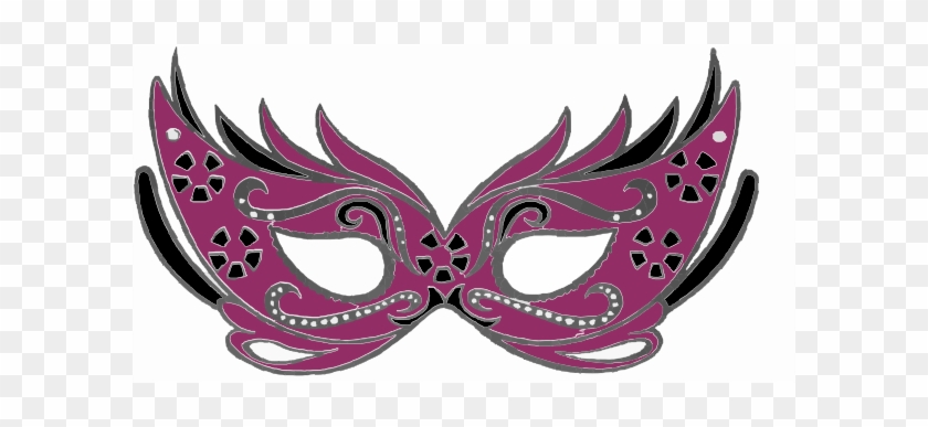 Mascara Vino Tinto Clip Art - Masquerade Clipart Free #1594882