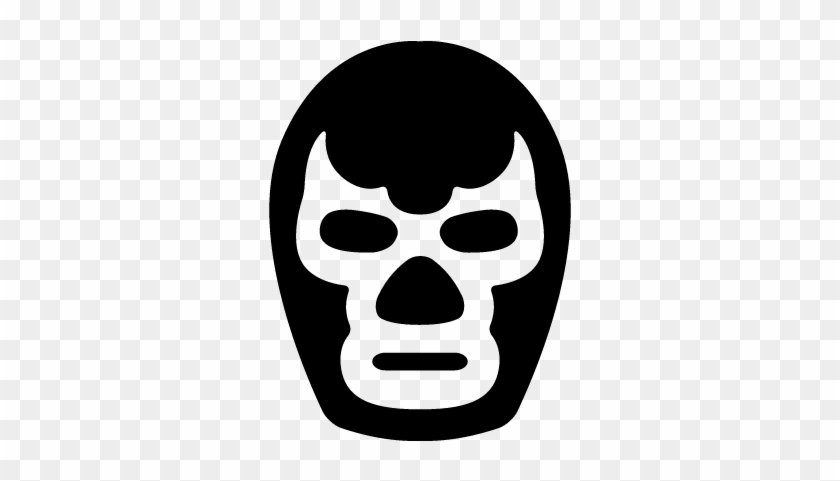 Fighter Mask Vector - Lucha Mask Clipart #1595042