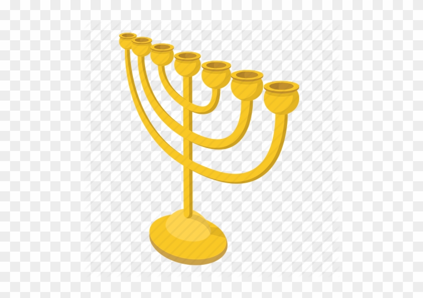 Candlestick, Cartoon, Chanukah, Jewish, Menora, Menorah, - Drawing #1595160