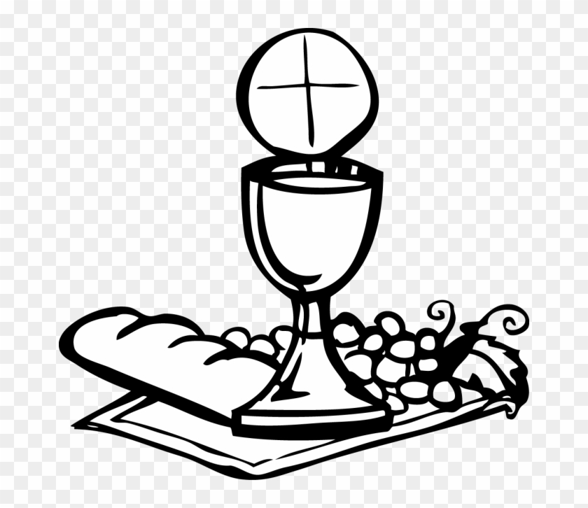 Medium Size Of Coloring Pages - Holy Communion Clipart Black And White #1595194