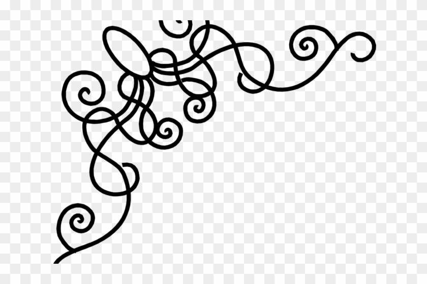 Boarder Clipart Filigree - Clipart Corner Frame Png #1595250